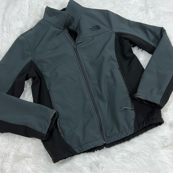 The North Face Other - The North Face Mens Gray & Black Soft-shell Jacket Medium